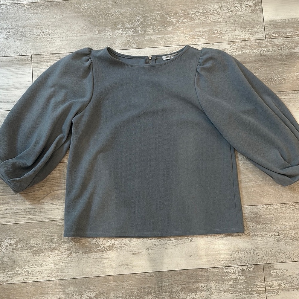 Gray blouse